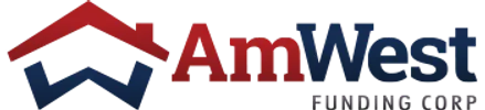 The Loan Buddy 8 AmWest Funding Corp mortgage company logo.